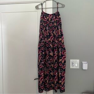 Old Navy Pink and Purple Floral Dress